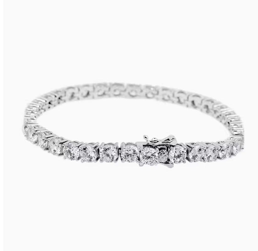 S925 Sterling Silver Bracelet Trendy Women'S Hip